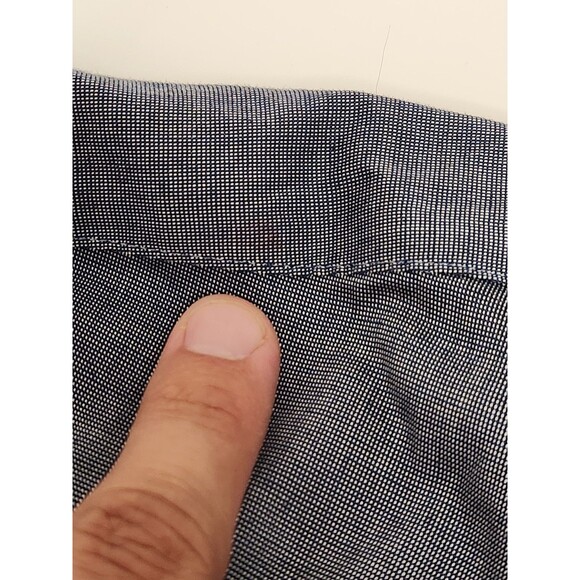 UNTUCKit Shirt Men's 2XL Blue Short Sleeve Button Up Wrinkle Free Petrus - Picture 6 of 6